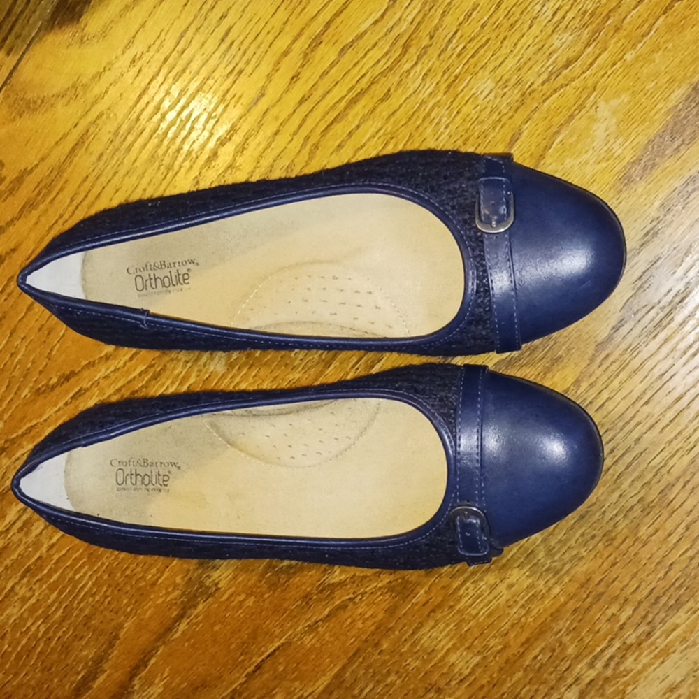 Croft and barrow navy dress shoes